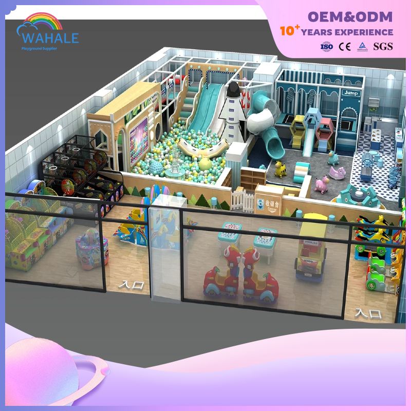 Manufacturer of soft playground equipment for children indoor astronauts with interstellar theme