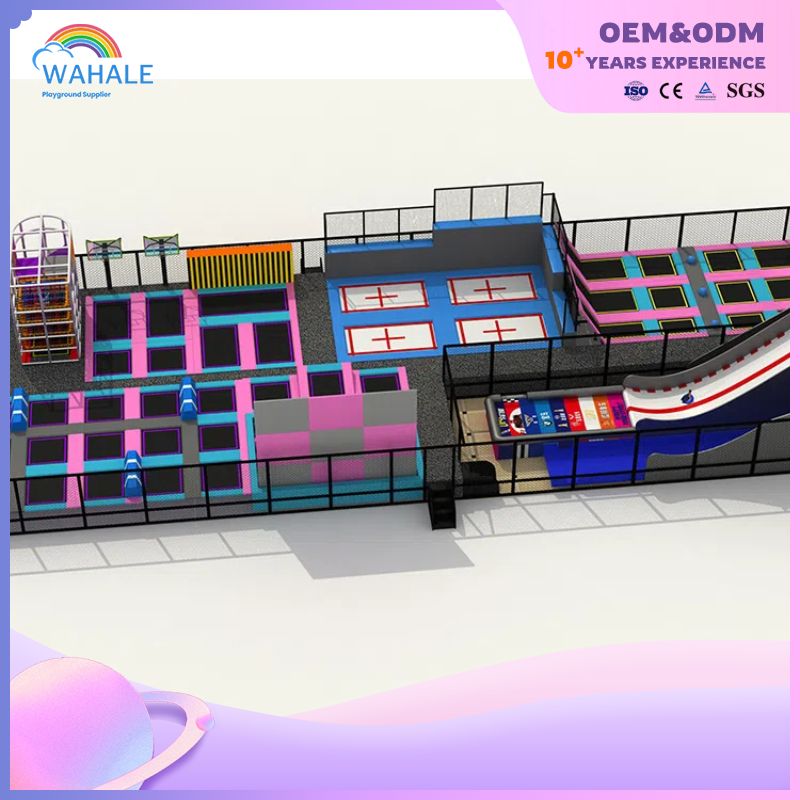 Professional Indoor Children's Sports Trampoline Park Customized Soft Parkour Park Facilities for Sale