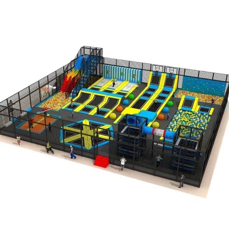Hexagonal obstacle avoidance trampoline