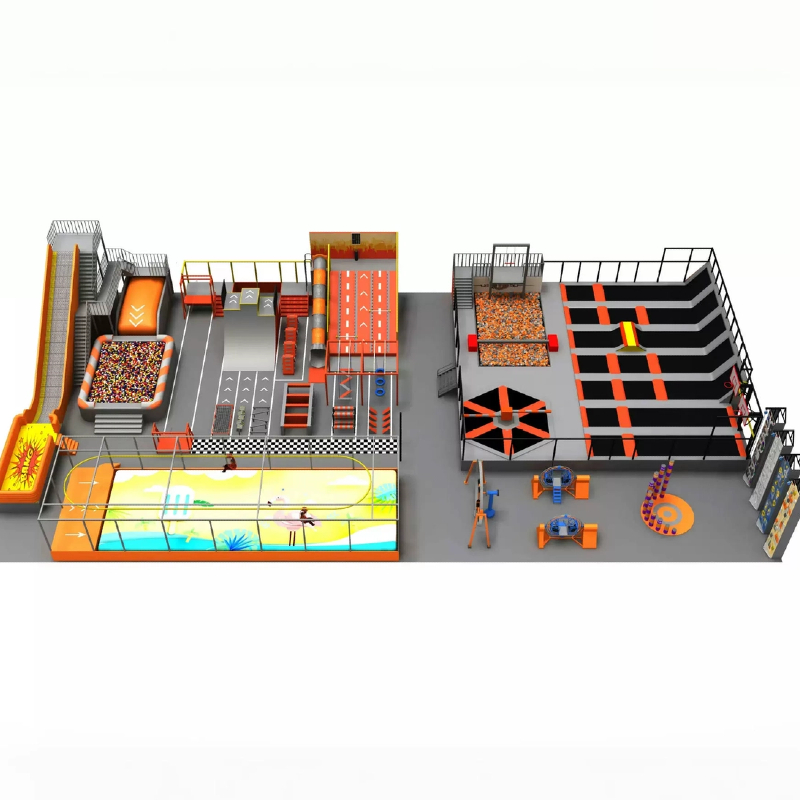 High-rise irregular climbing wall