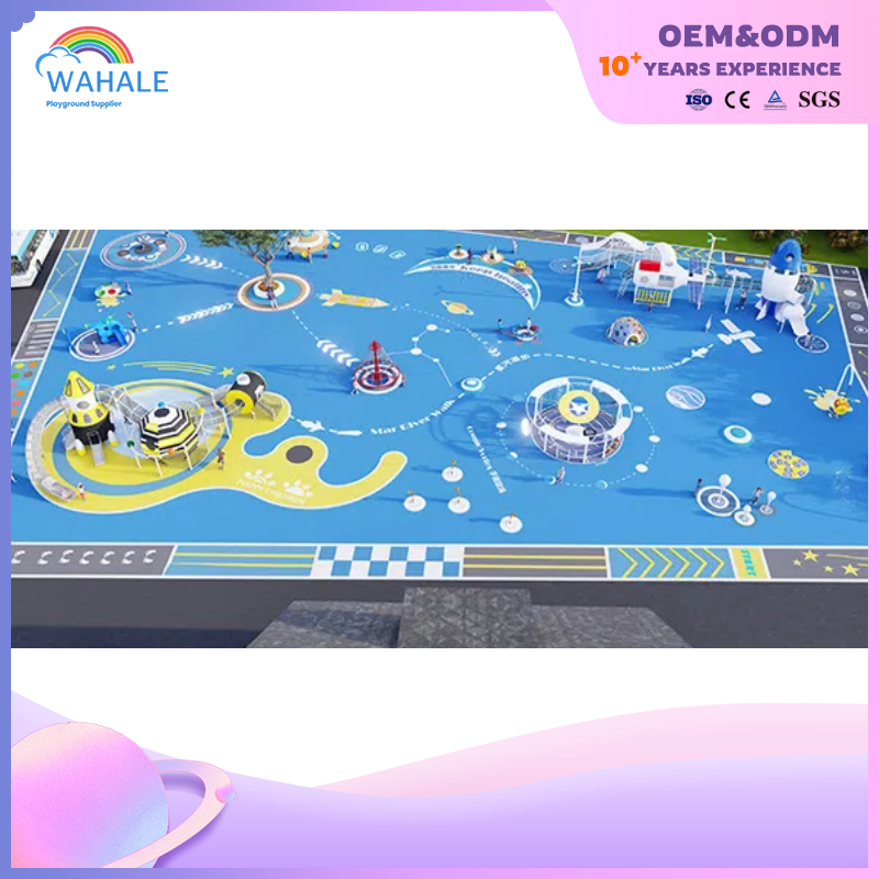 Scenic Spot Outdoor Space Astronaut Theme Customized Children's Playground Equipment Dealer