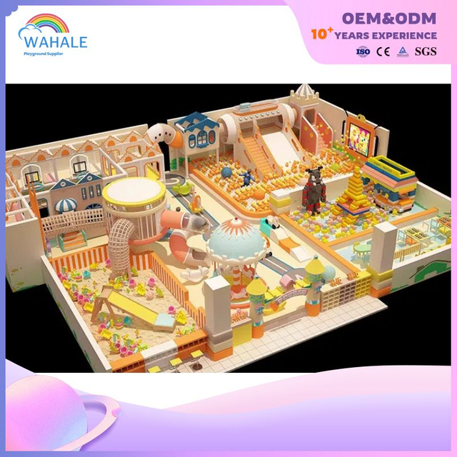 Orange Dreamlike Children Soft Outfit Cartoon Shape Indoor Playground Equipment Customization Manufacturers