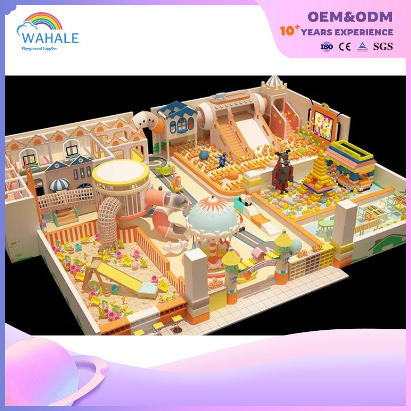 Orange Dreamlike Children Soft Outfit Cartoon Shape Indoor Playground Equipment Customization Manufacturers