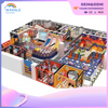 The Sales Center Interior Orange Is A Custom-made Children's Soft Decoration Castle Theme Playground Facilities