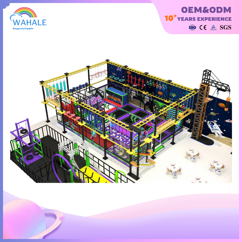Sales Center Indoor Space-themed Warrior Expansion Children's Playground Equipment Dealer