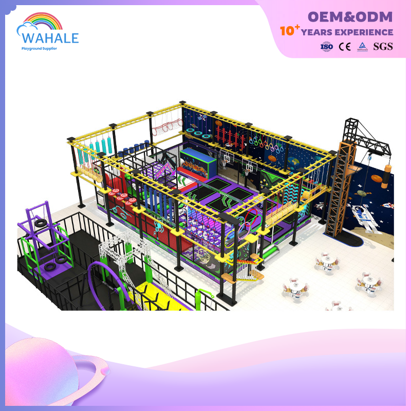 Sales Center Indoor Space-themed Warrior Expansion Children's Playground Equipment Dealer