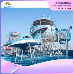 Scenic Area Outdoor Blue Space Capsule Modeling Custom Children's Unpowered Playground Equipment