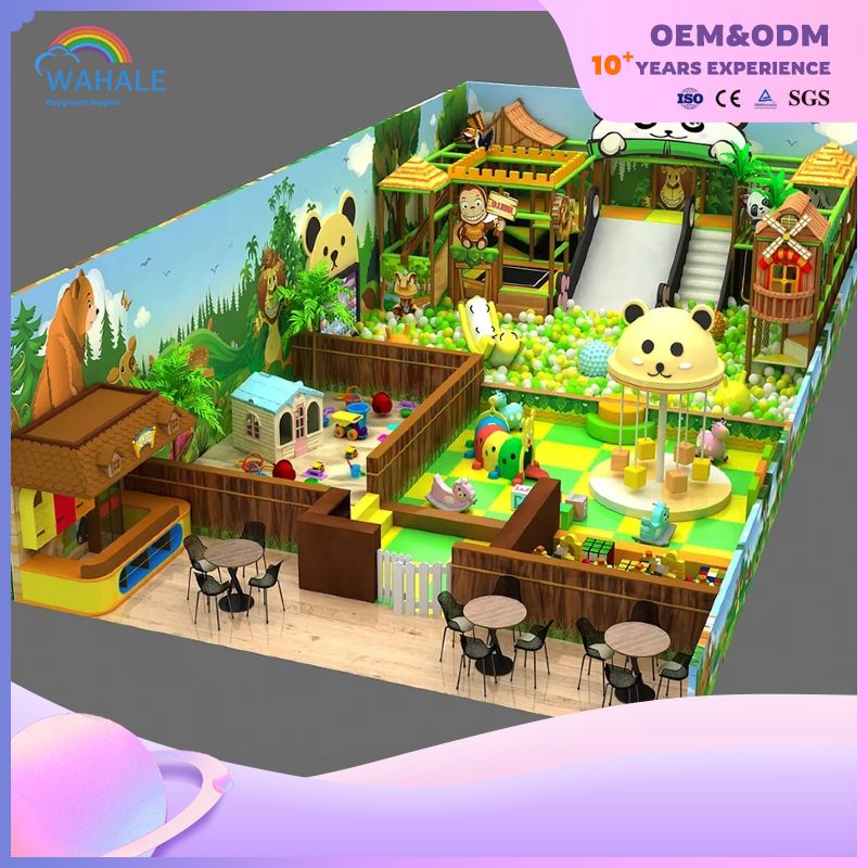 Kindergarten Indoor Jungle Theme Customized Children Soft Decoration Playground Equipment Manufacturer