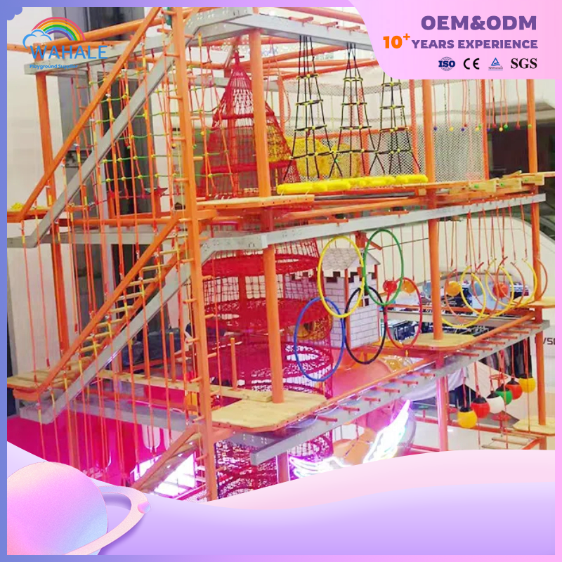 Video Game Theme Custom Indoor Physical Training Warrior Expansion Playground Equipment Builder