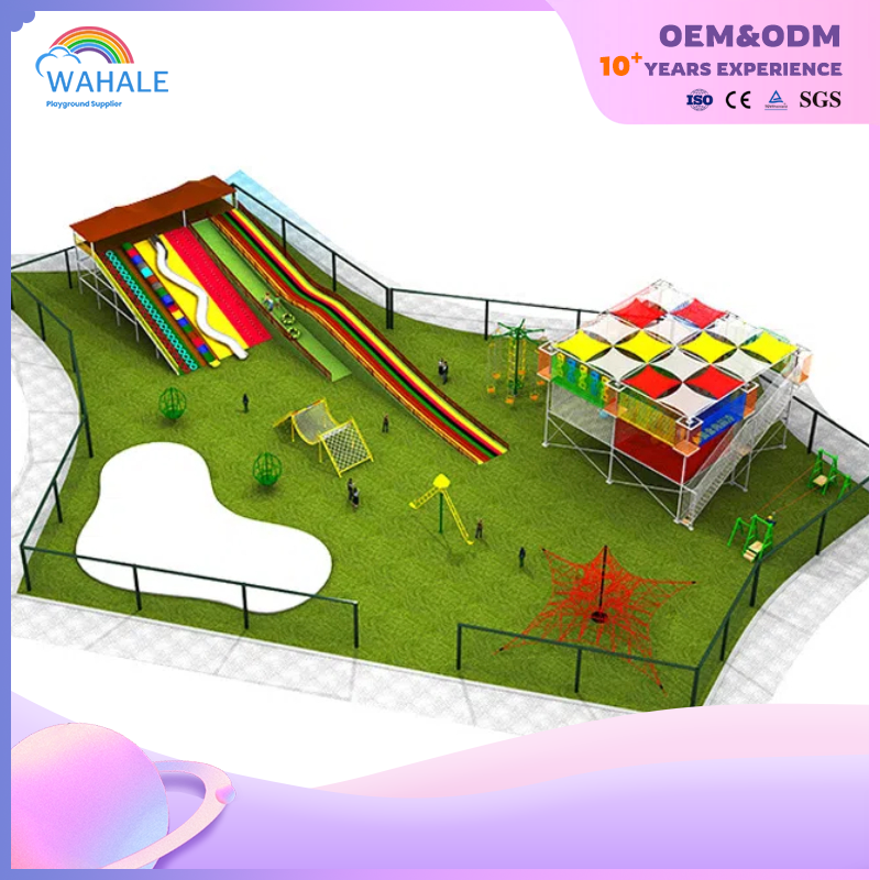 Outdoor Color Children Handmade Climbing Web Spider Tower Playground Equipment Wholesale