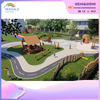 Customized Early Education Center Outdoor Wooden Children's Slide Playground Equipment Supplier