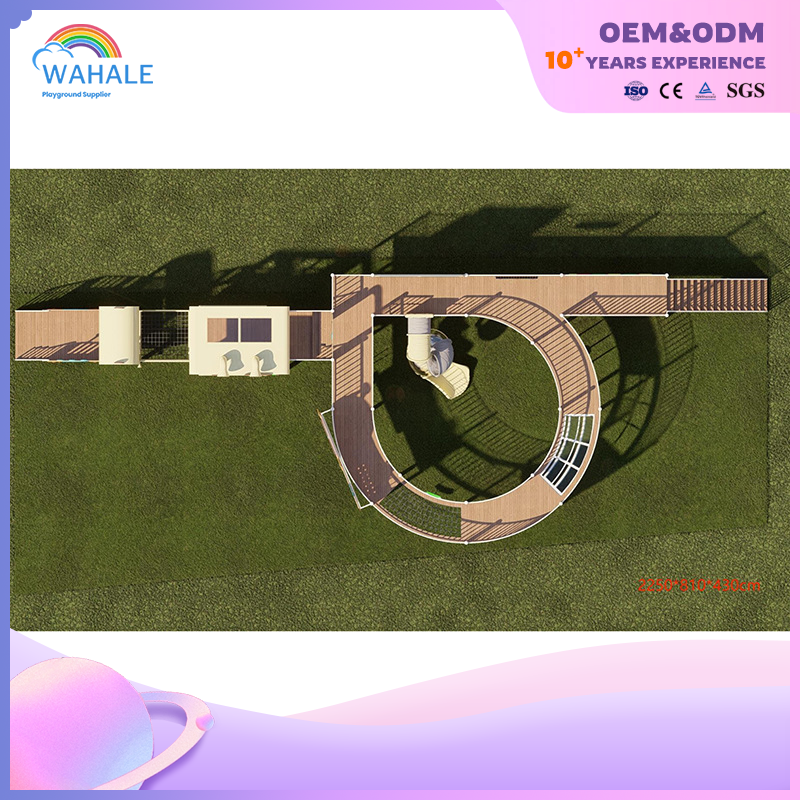 Scenic Spot Outdoor Cartoon Shape Customized Children's Maze Playground Equipment Wholesale