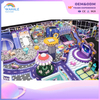 New Purple Custom Children's Gorgeous Soft Decoration Custom Indoor Playground Equipment Dealer