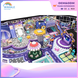 New Purple Custom Children's Gorgeous Soft Decoration Custom Indoor Playground Equipment Dealer