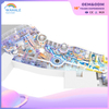 Marine Theme Customized Children's Indoor Purple Soft Playground Equipment for Sale