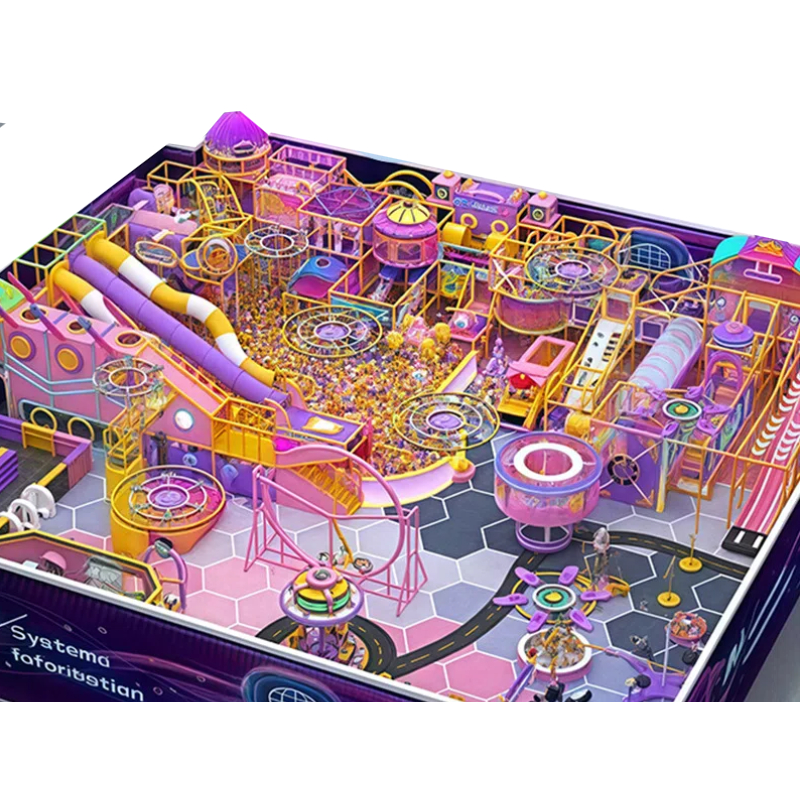 Pink robot-shaped swing