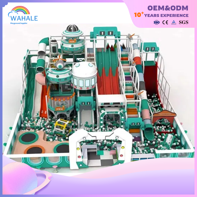 A 190-square-meter Indoor Space Castle-themed Customized Children's Ocean Ball Pool Playground Facility in The Shopping Mall