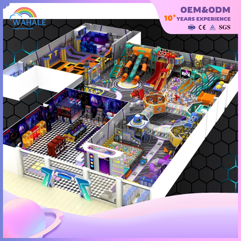 Sales Center Indoor Video Game Theme Customized Children's Soft Playground Equipment Wholesale