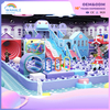200-square-meter Indoor Purple Monster-shaped Customized Children's Soft Furnishings And Playground Equipment