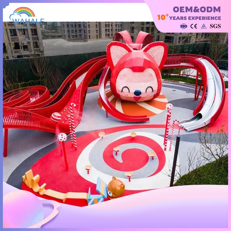 Dealer of Custom-made Children's Playground Equipment in The Shape of A Li for Outdoor Parks