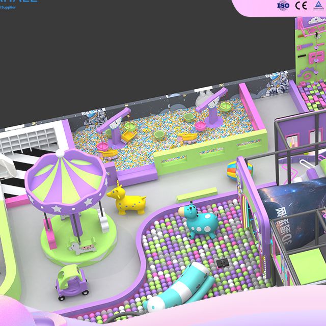 Circus Tech Theme Indoor Playground Equipment for Sale - Custom Commercial Playground Sets