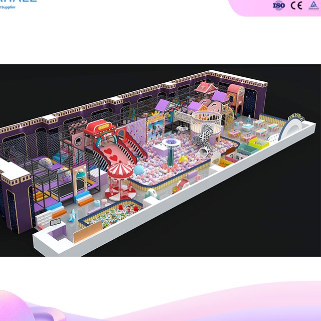 All-in-One Macaron Style Playground Supplier - Custom Shopping Mall Attraction