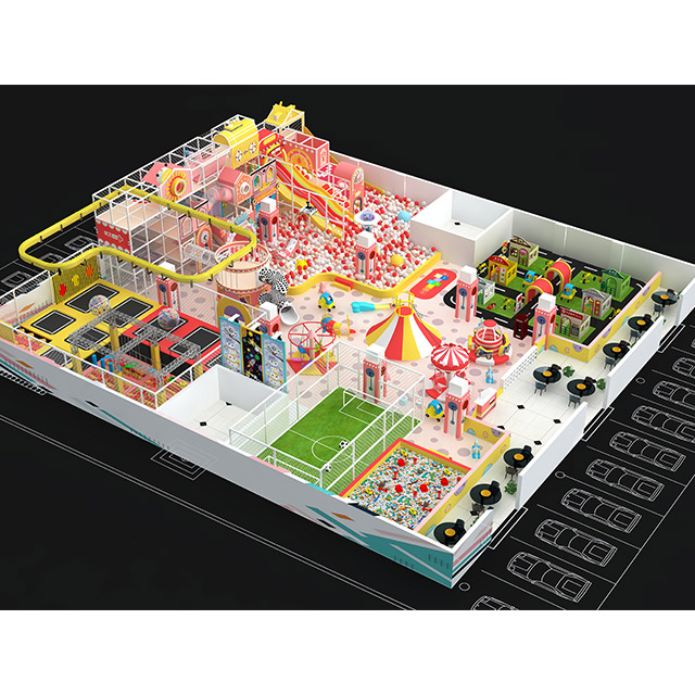 Candy-Themed Mega Playground (USA Verified) - Family Entertainment Center Manufacturer