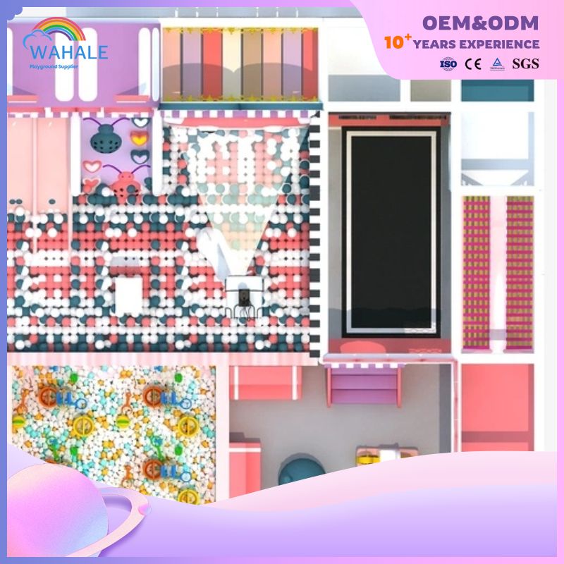 Kindergarten Indoor Robot Cat Theme Amusement Park Children Customized Playground Equipment