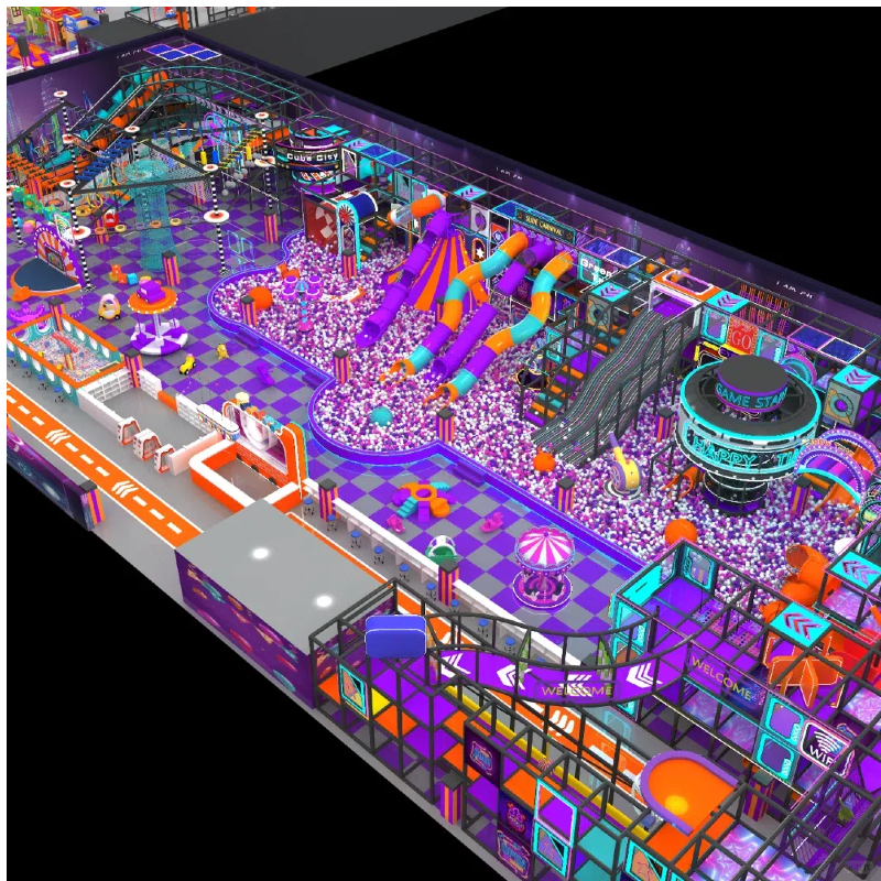 Neon theme park 