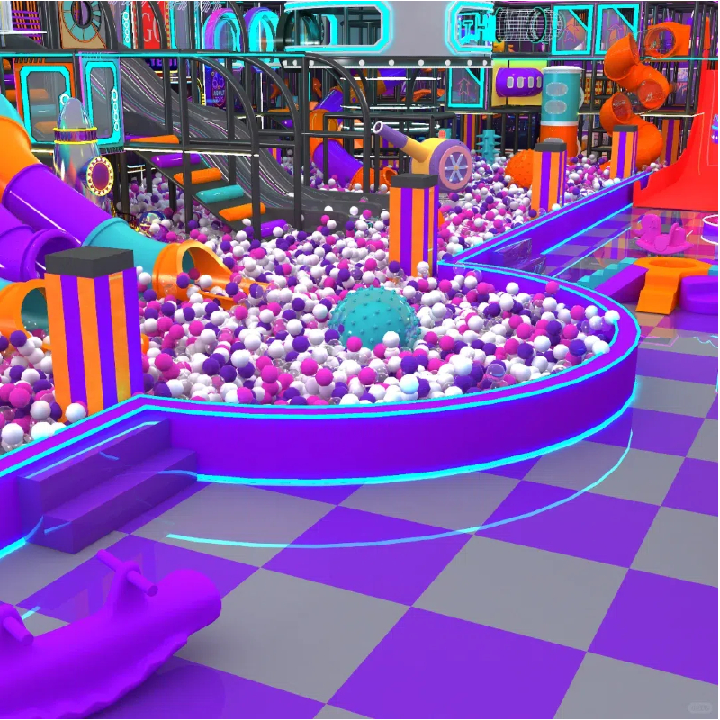 Purple space series playground scheme