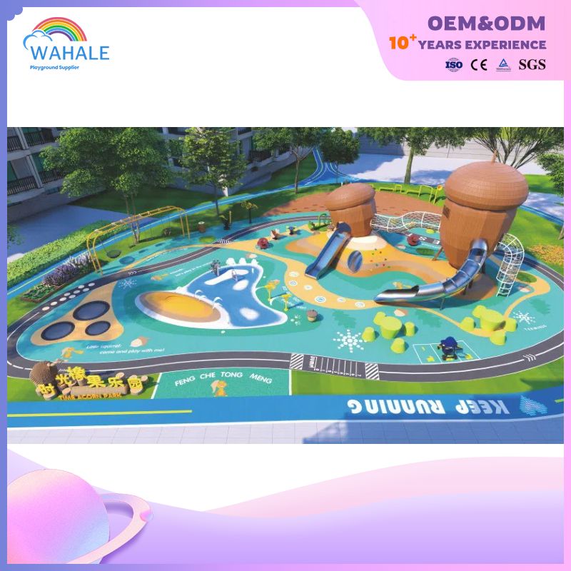 Scenic Acorn Theme Customized Children's Outdoor Unpowered Amusement Park Equipment Suppliers