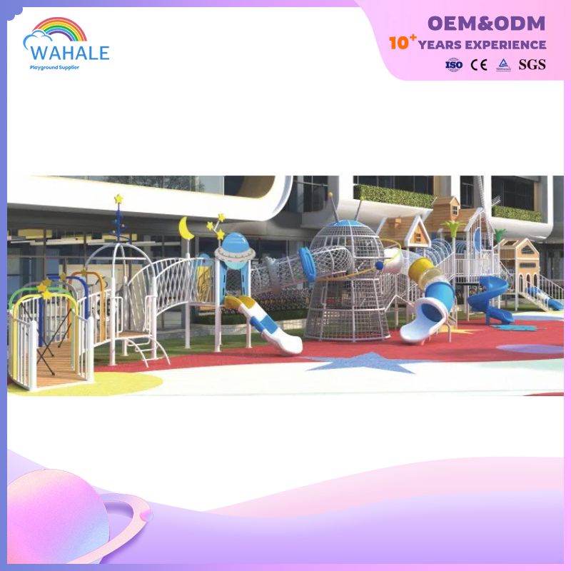 Shopping Mall Outdoor Children's Wooden Playground Customized Star Theme Amusement Park Equipment Suppliers
