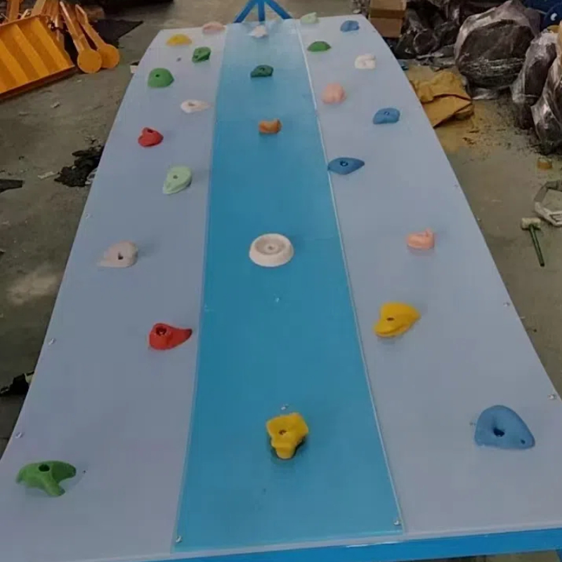 indoor shaped climbing wall