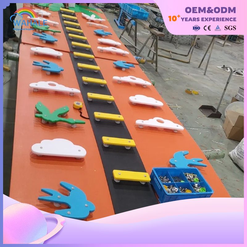 Children's Indoor Multi-functional Climbing Wall Equipment Indoor Physical Training Play Facilities