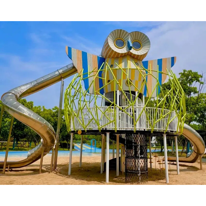  owl shaped children's outdoor playground