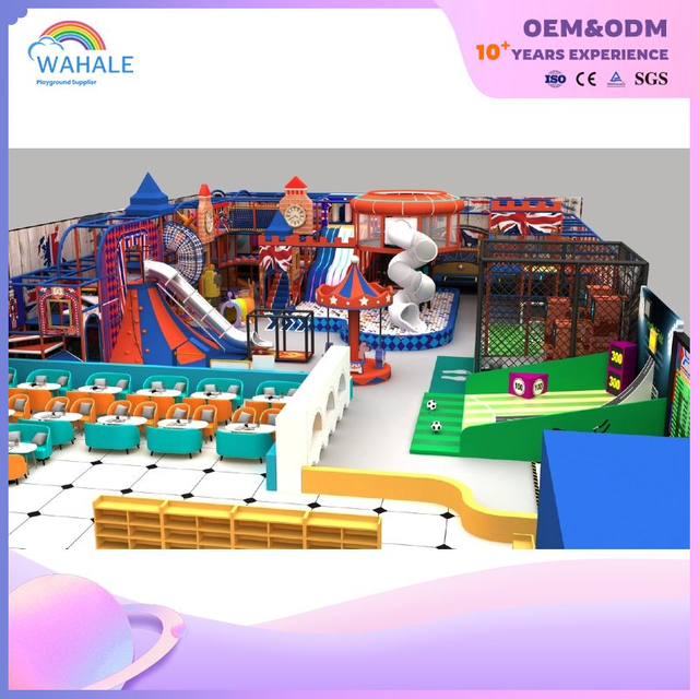 Thème du cirque Intérieur personnalisé Enfants de jeu couleur de jeu de jeu en gros