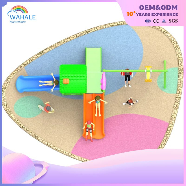 Garden Theme Customized Outdoor Children's Slide Playground Equipment Supplier