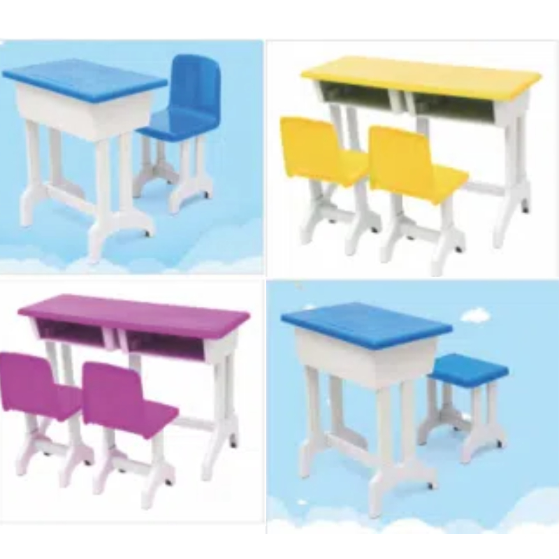 single backless table and chair