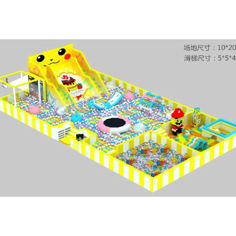 indoor pink double plastic slide