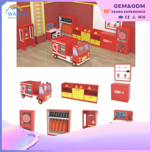 Fire Station Police Role Play Series Custom Indoor Children's Play Equipment Wholesale
