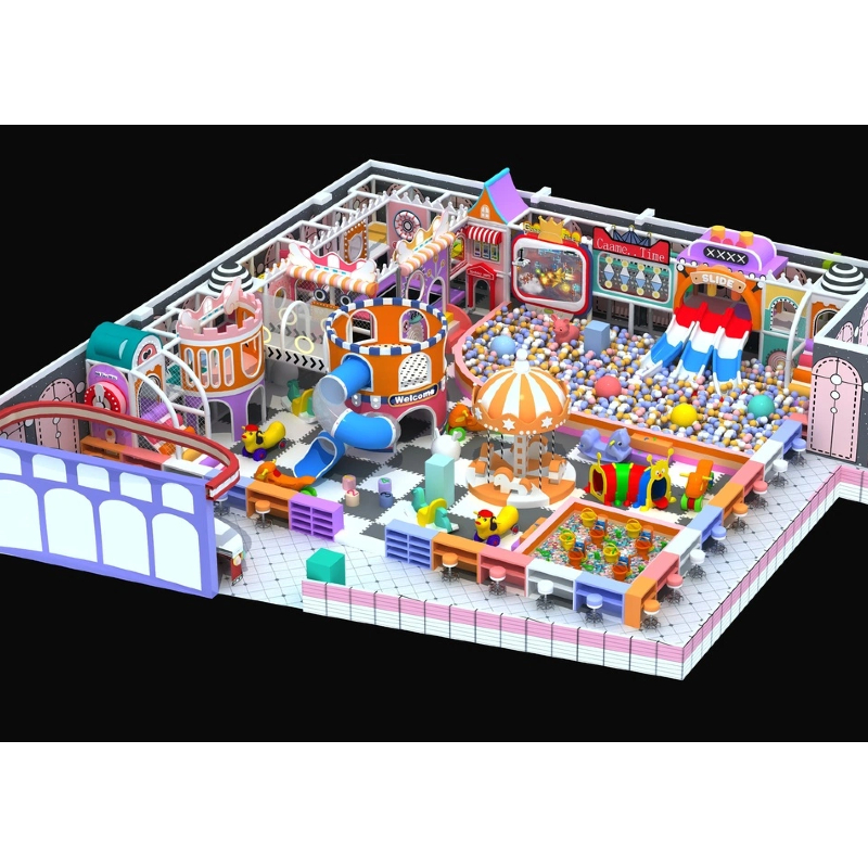 transparent climbing passage modeling tower