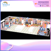 Macaron Color Indoor Adventure Game City Great Amusement Park Trampoline Jump Park Supplier
