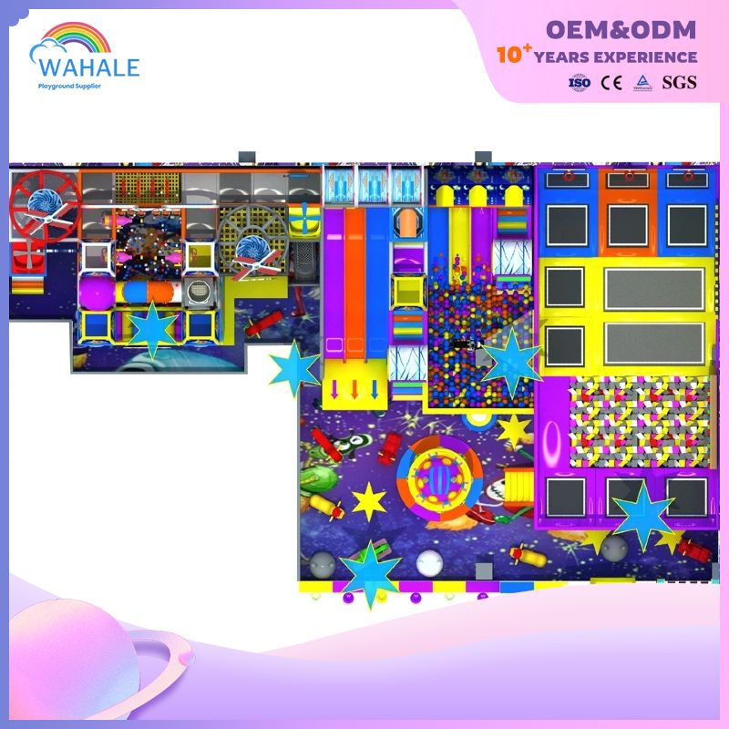 Video Game Town Theme Children's Playground Customized Children's Indoor Amusement Park Equipment Wholesale