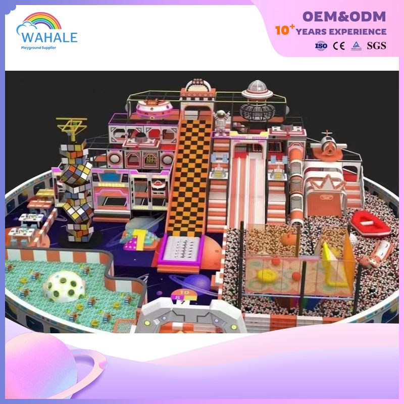 Red Color Custom Indoor Racing Theme Children's Round Ocean Ball Pool Playground Equipment Wholesale