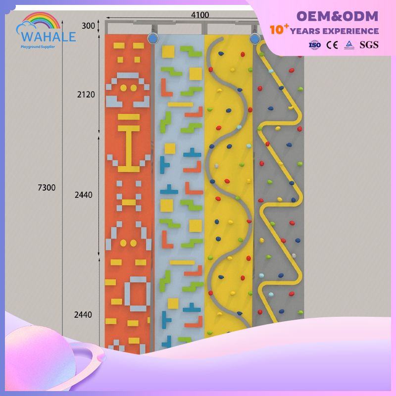 Kindergarten Indoor Large Children's Special-shaped Climbing Wall Customized Climbing Board Amusement Equipment