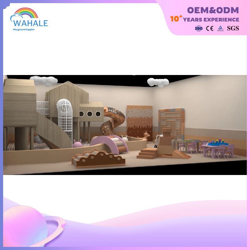 Children's Dynamic Slide Indoor Club Play Equipment Modular Game