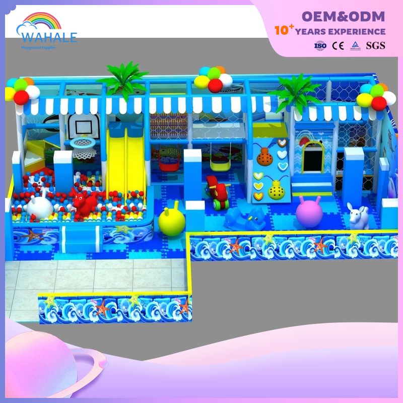 Marine Theme Indoor Playground Equipment Tailored To The Children's Indoor Play Area