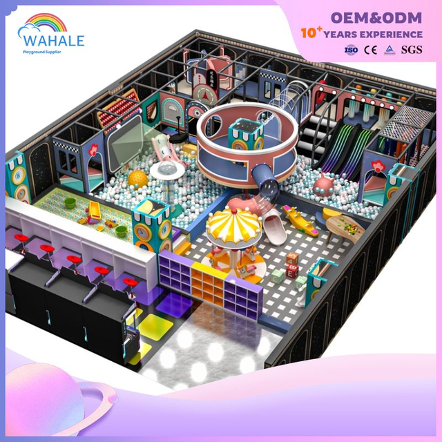 Macaron Bright Color Entertainment Fun Combat Soft Installation Gaming Equipment Indoor Playground Amusement Park