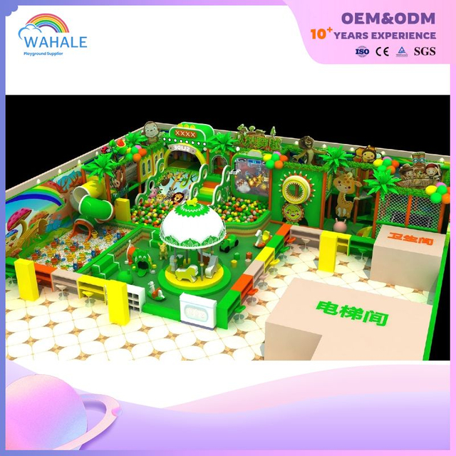 200 Square Single-storey Multi-storey Forest Children's Castle Indoor Playground