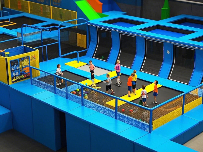 Children's trampoline park equipment design4